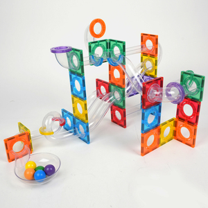 Mntl 107 Pièces Blocs Magnétiques de Construction 3D DIY Créatifs pour Circuit de Billes, Ensemble de Jeux et Jouets pour Enfants - Product Image 4