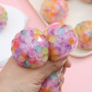 Balle anti-stress en mousse PU personnalisable avec logo, jouet souple et moelleux en TPR, idéal pour la vente en gros - Product Image 3