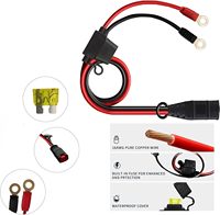 Cable de Carga de Alta Calidad GC002 X-Connect M6 con Terminal de Ojal, Compatible con Cargadores de Batería Inteligentes, Accesorio de Cableado