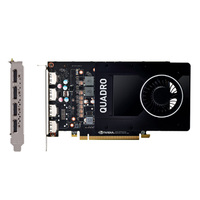 Carte graphique P2200 5 Go GDDR5 1280 cœurs CUDA, bande passante 200 Go/s, prise en charge de la résolution 4K pour station de travail de bureau