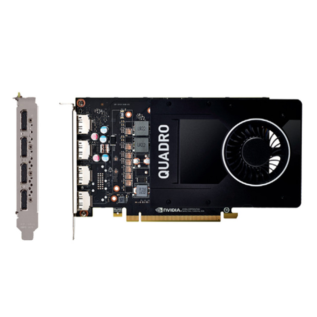 P2200 5GB GDDR5 1280 CUDA Cores 200GB/s Bandwidth 4K Resolution Support Graphics Card for Workstation Desktop