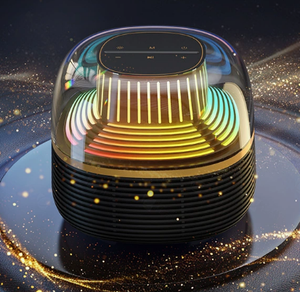 Portable Bluetooth <b>Speaker</b> With Rechargeable Battery Wireless Full-Range Audio RGB <b>LED</b> Light Plastic Cabinet Party Use - Product Image 2