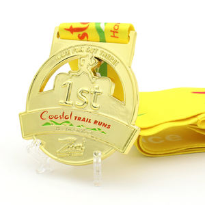 Ucuz özel metal emaye spor trail çalışır çalışan altın gümüş bronz ödülü 1st 2nd 3rd 1 2 3 madalyası şerit - Product Image 3