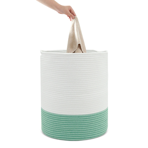 Extra Large Woven Storage Baskets Cotton Rope Organizer Baby Laundry Baskets other storage baskets for shelves