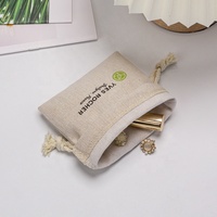 Sacs en toile de jute écologiques personnalisés avec logo imprimé, sacs à cordon en toile de jute pour grains de café, emballage textile, sacs cadeaux