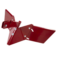 JH-Mech Heavy Duty Hiller Furrower Kit Tine Rototillers Rouge Poudre Enduit Réglage En Acier Au Carbone Charrue Herse
