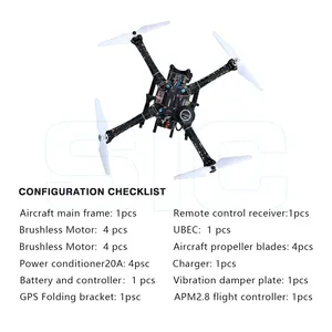 Drone com câmera quadricóptero, luz de controle remoto SIC para drones de longa distância e montagem pesada