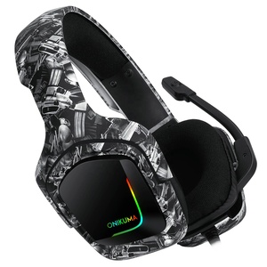 Casque de jeu Onikuma K20 de haute qualité avec microphone, nouveau, pour ordinateur, Xbox One, PS4 - pour DJ et sport, vente directe d'usine - Product Image 2