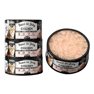 Comida Húmeda Feast in Jelly para Gatos, Fórmula <span class=keywords><strong>de</strong></span> Pollo y Atún, Alta <span class=keywords><strong>en</strong></span> Proteínas, Sin OMG, Orgánica, Multivitaminas y Posbióticos, 85g - Product Image 3