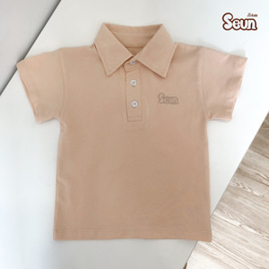 Ropa Infantil al por Mayor, Camiseta Polo de Algodón de Manga Corta para Niños y Niñas, Uso Casual y Cómodo - Product Image 2