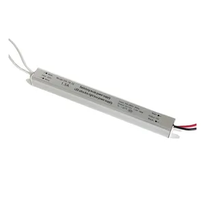 Fuente de alimentación conmutada led, caja de iluminación, controlador led ultradelgado, 24v, 0.75a, CC de 12v, 1.5a, 18w
