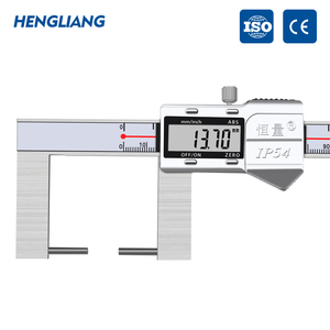 Alta precisione IP54 metallo esteso testa piatta pinze scanalatura esterna in acciaio inox <span class=keywords><strong>vernier</strong></span> calibro elettronico digitale