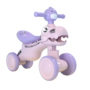 Vélo d'équilibre Istaride pour dinosaures, 1, <span class=keywords><strong>2</strong></span>, <span class=keywords><strong>3</strong></span>, 4 ans, avec <span class=keywords><strong>roues</strong></span> d'assistance, jouet sûr pour bébé, apprendre à marcher, tricycle pour enfants - Product Image 4