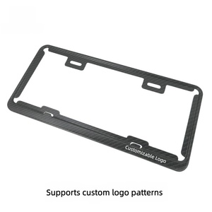 Car License Plate <b>Frame</b> Factory Direct New Arrival Thickened Stainless Steel License Plate <b>Frame</b> for Taiwan Models - Product Image 5