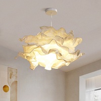 Nordique nuage chambre lustre créatif salon salle à manger chambre étude papier lampe décoration nordique