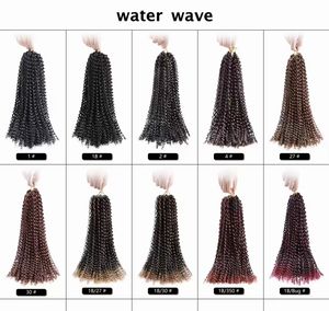 Cabello suave de ganchillo de 22 pulgadas Pre Looped 6 paquetes Faux Locs Trenzas de ganchillo Curly Ondulado Diosa Locs para cabello de mariposa Locs - Product Image 3