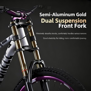 26 Inch Mountain Bike Hydraulic Disc Brake Full Suspension Aluminum Alloy <b>Frame</b> 10 Speed Girls All Terrain <b>Bicycle</b> - Product Image 4