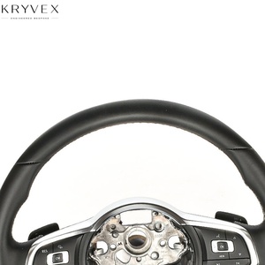 พวงมาลัยกีฬาคาร์บอนไฟเบอร์แท้และหนังแท้สำหรับรถยนต์โฟล์คสวาเกน กอล์ฟ7 เอ็มเค7 จีทีไอ 7อาร์ ยี่ห้อคริเว็กซ์ - Product Image 6