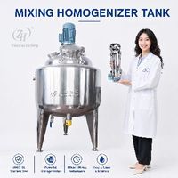 Machine de fabrication d'huiles et graisses lubrifiantes de 50, 100, 200 litres, mélangeur homogénéisateur à cisaillement élevé, équipement industriel chimique
