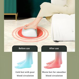 Masajeador Eléctrico de Pies Shiatsu, Masajeador de Pantorrillas, Calentador de Pies con Compresa Caliente, Máquina de Masaje con Rodillos - Product Image 3