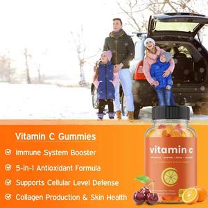 Suplemento de vitamina C en gomitas de marca privada para el apoyo del sistema inmunológico para adultos y niños - Product Image 4