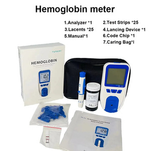 Analyseur d'hémoglobine portable de haute précision HB-101 de classe II, analyseur d'hémoglobine <span class=keywords><strong>HBA1C</strong></span> pour le diabète, analyseur d'hématologie automatique - Product Image 4