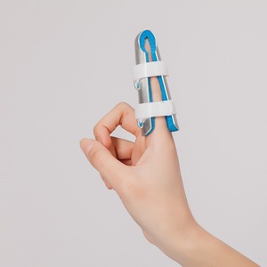 Attelle orthopédique pour doigt, bleue, tailles S, M, L, réglable, support articulaire pour thérapie de flexion et d'extension en cas de fracture - Product Image 2