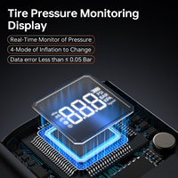 Portable 4 in 1 Jump Starter with Air Compressor Car Battery Booster 150PSI Tire Inflator with Light