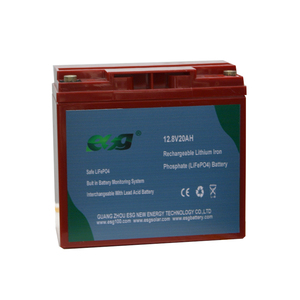 Batteries de secours ESG pour scooter électrique UPS, <span class=keywords><strong>gel</strong></span>, MF AGM, plomb-acide, stockage, charge en profondeur, <span class=keywords><strong>12V</strong></span> <span class=keywords><strong>20AH</strong></span> - Product Image 4