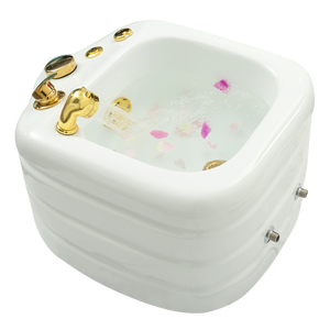 <span class=keywords><strong>Silla</strong></span> de pedicura hecha en China con bomba de chorro de luz LED Spa de pies con materiales de madera y vidrio - Product Image 4