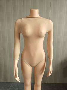 Viviblook Z0208BS Combinaison sexy pour femmes à manches longues très élastiques, combinaison transparente sexy - Product Image 3