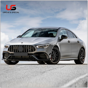 Kit de Carrocería de Fábrica para Benz CLA (19-24) W118 C118, Actualización al Modelo <span class=keywords><strong>AMG45</strong></span>, Parachoques, Rejilla, Faldones Laterales, Tubo de Escape - Product Image 2