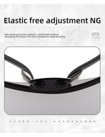 Nouvelles lunettes de natation en silicone anti-fuite, anti-buée, protection UV, lunettes de natation anti-fuite, adultes, hommes, femmes