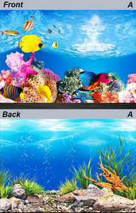 <span class=keywords><strong>Fondo</strong></span> de tanque de <span class=keywords><strong>peces</strong></span> de 2 lados, <span class=keywords><strong>fondo</strong></span> de río y lago, acuario de tamaño completo para opción - Product Image 4