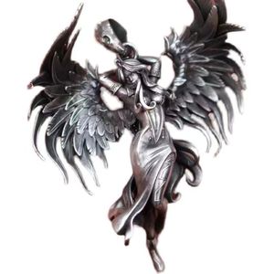 Hot Selling Papas Evil <strong>Angel</strong> Necklace Vintage Silver <strong>Angel</strong> Couple Pendant <strong>Gift</strong> for Men and Women - Product Image 5