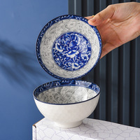 2025 nouvelle conception bols en céramique Style japonais vaisselle vaisselle porcelaine 6 bol coffret cadeau pour mariage