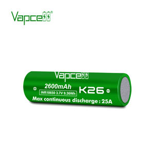 Vapcell зеленый <span class=keywords><strong>18650</strong></span> 3,7 В литиевая батарея 2600 мАч 25a K26 Li Ion ячейка <span class=keywords><strong>18650</strong></span> - Product Image 3