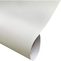 ALLSIGN Rouleau d'autocollants imprimables en vinyle autocollant PVC, brillant, blanc mat, transparent, autocollant statique