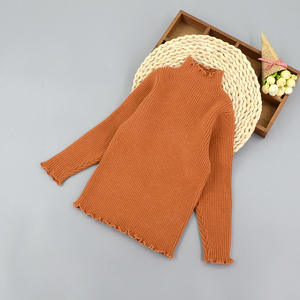 Suéteres de Cuello Alto Lisos Hechos a Mano para Niñas, Diseño Infantil, de Proveedor Chino - Product Image 5