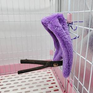 Nidos para Pájaros para Jaulas, Camas para Pájaros, Gorros Cálidos de Felpa para Periquitos, Gorros de Felpa para Loros, Mantas de Felpa para Pájaros de Invierno, Mantas Cálidas de Felpa - Product Image 5