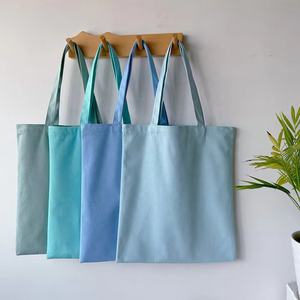 Grosir tas Tote kanvas kapasitas besar ramah lingkungan tas belanja Logo kustom untuk penggunaan sehari-hari - Product Image 2