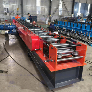 Custom Automatic <b>Storage</b> <b>Racking</b> Shelf Making Forming Machine Machine Supermarket Shelves Upright Column Roll Forming Machine - Product Image 4