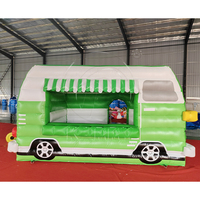 Stand de restauration gonflable pour carnaval commercial, stand de friandises, stand de pizza, stand de hamburgers, camions de nourriture avec accessoires de réparation