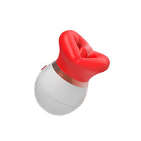 Vibrateur lingual 3-en-1, modes de vibration et de succion, jouet rechargeable et étanche