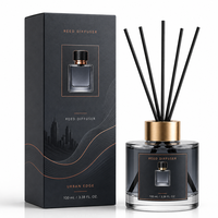 Coffrets de diffuseurs à bâtonnets, liquide, notes de parfum personnalisées, 100 ml, désodorisant, huile essentielle en verre, pour la maison, l'hôtel, le bureau