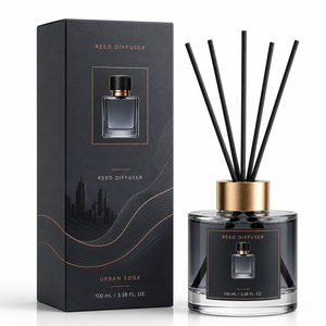 Coffrets de diffuseurs à bâtonnets, liquide, notes de <span class=keywords><strong>parfum</strong></span> personnalisées, 100 ml, désodorisant, huile essentielle en verre, pour la maison, l'hôtel, le bureau - Product Image 4