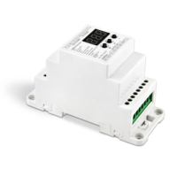 BC-834-DIN gros RGBW DMX décodeur affichage Din Rail Led contrôleur 4 Ch relais DMX 512 décodeur