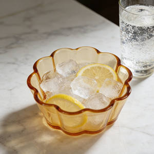 Tigela de Vidro para Alimentos em Forma de Noodle Âmbar, Última Moda, Mais Vendida, Utensílios de Mesa - Product Image 4