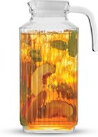 Pichet en verre avec couvercle Théières et bouilloires pour boissons et récipients de stockage pour boissons froides et liquides