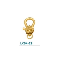 Accessoire de bijouterie : Fermoir mousqueton en or massif 14K 18K, composants de bijoux en or pur 14K